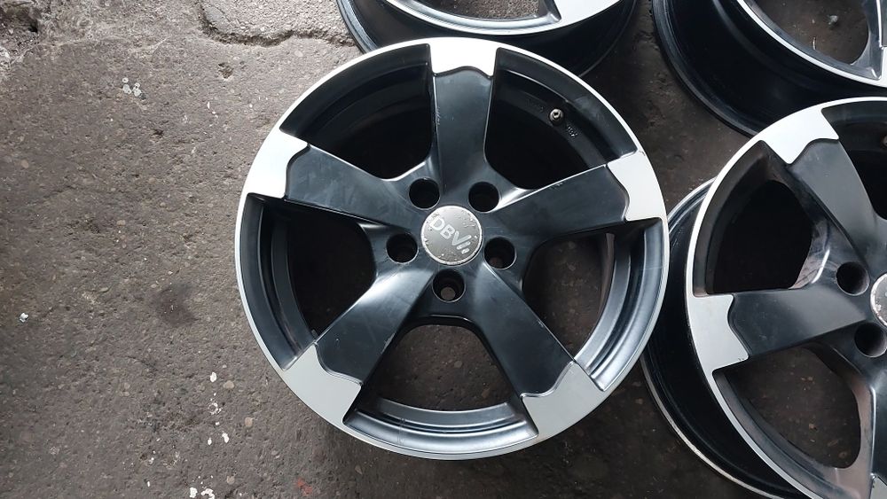 Alufelgi DBV Germany 5x100 6,5J15 ET38 VW Polo, Skoda Fabia