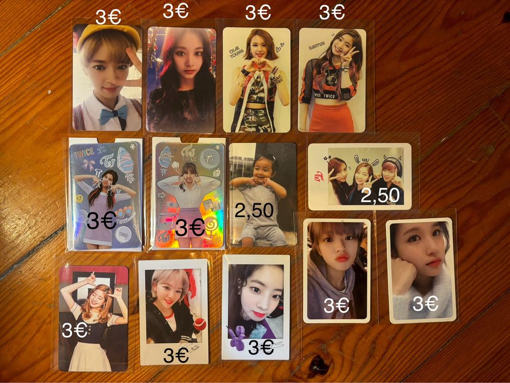 Photocards de KPOP Vários Bts, Twice, Exo, Blackpink, i.o.i, Gfriend