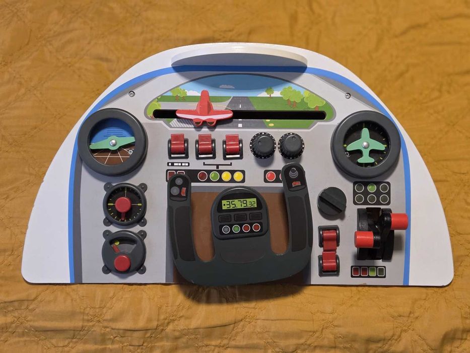Drewniany kokpit samolotu Playtive (Lidl) 3+