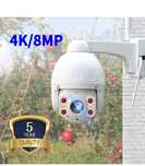 Câmara IP WIFI Vídeo Vigilância * 2160P 4k 8MP * PTZ 360 * AutoTraking