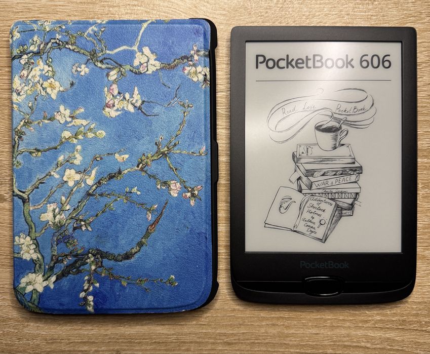 Електронна книга читалка PocketBook 606 + чохол