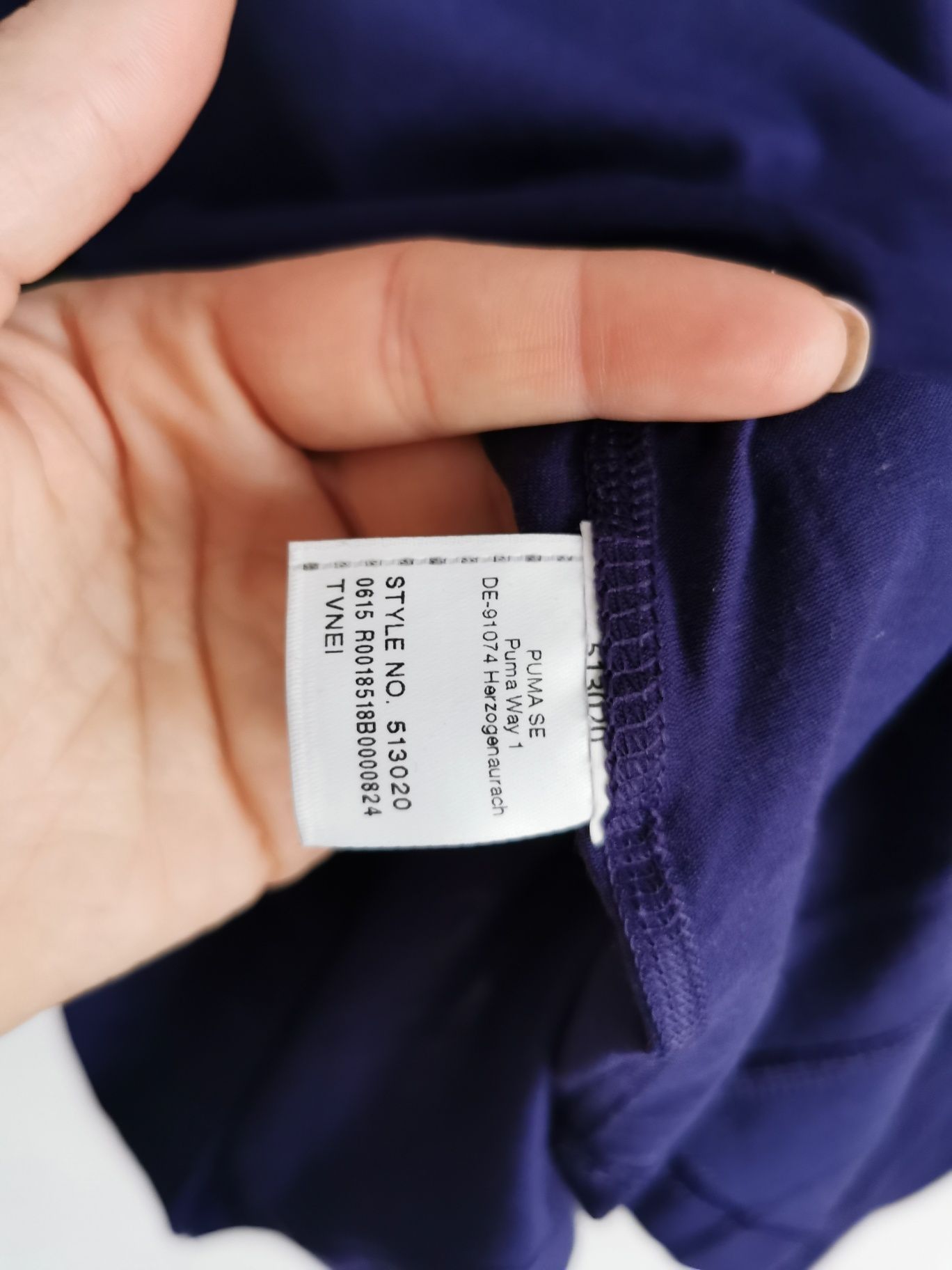 Puma bluzka długi rękaw logowana sportowa XL