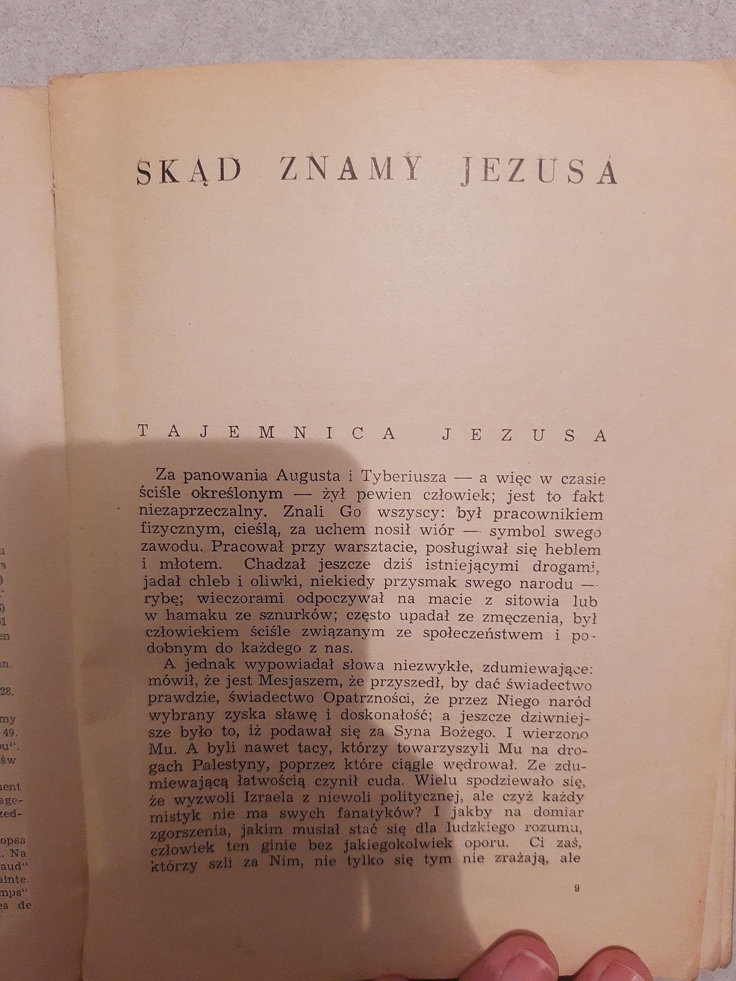 Dzieje Chrystusa, od Abrahama do Chryst., Daniel Rops, książki z duszą