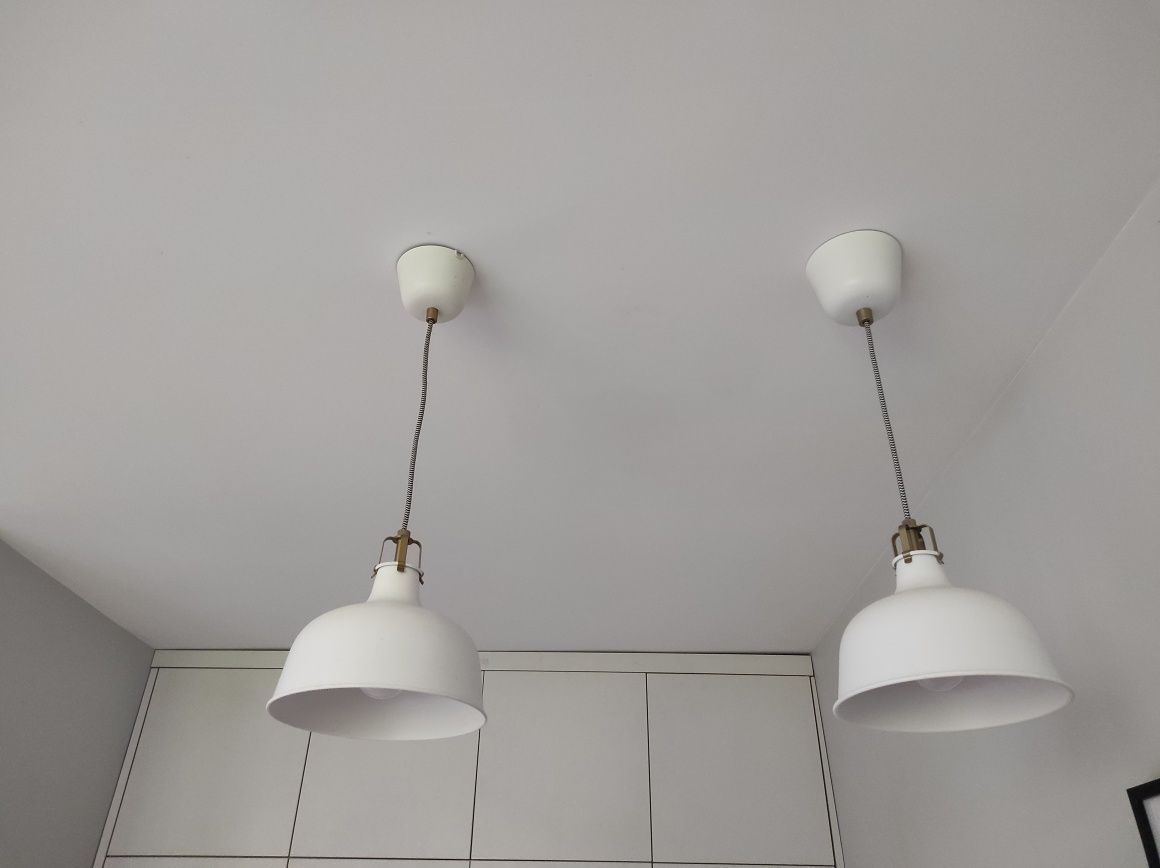 Lampa wisząca sufitowa,biała/kremowa