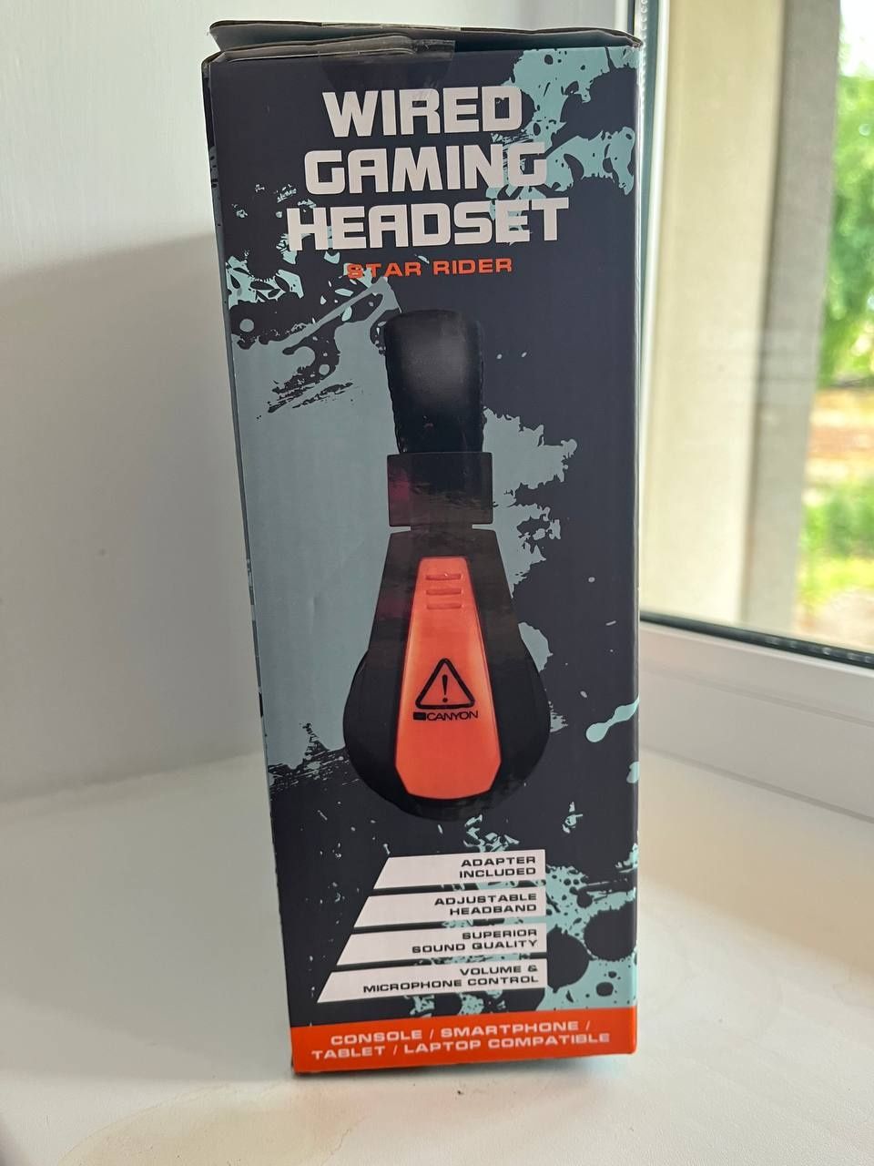 Гарнитура CANYON Star Rider GH-1 Gaming Black/Orange (CND-SGHS1A)