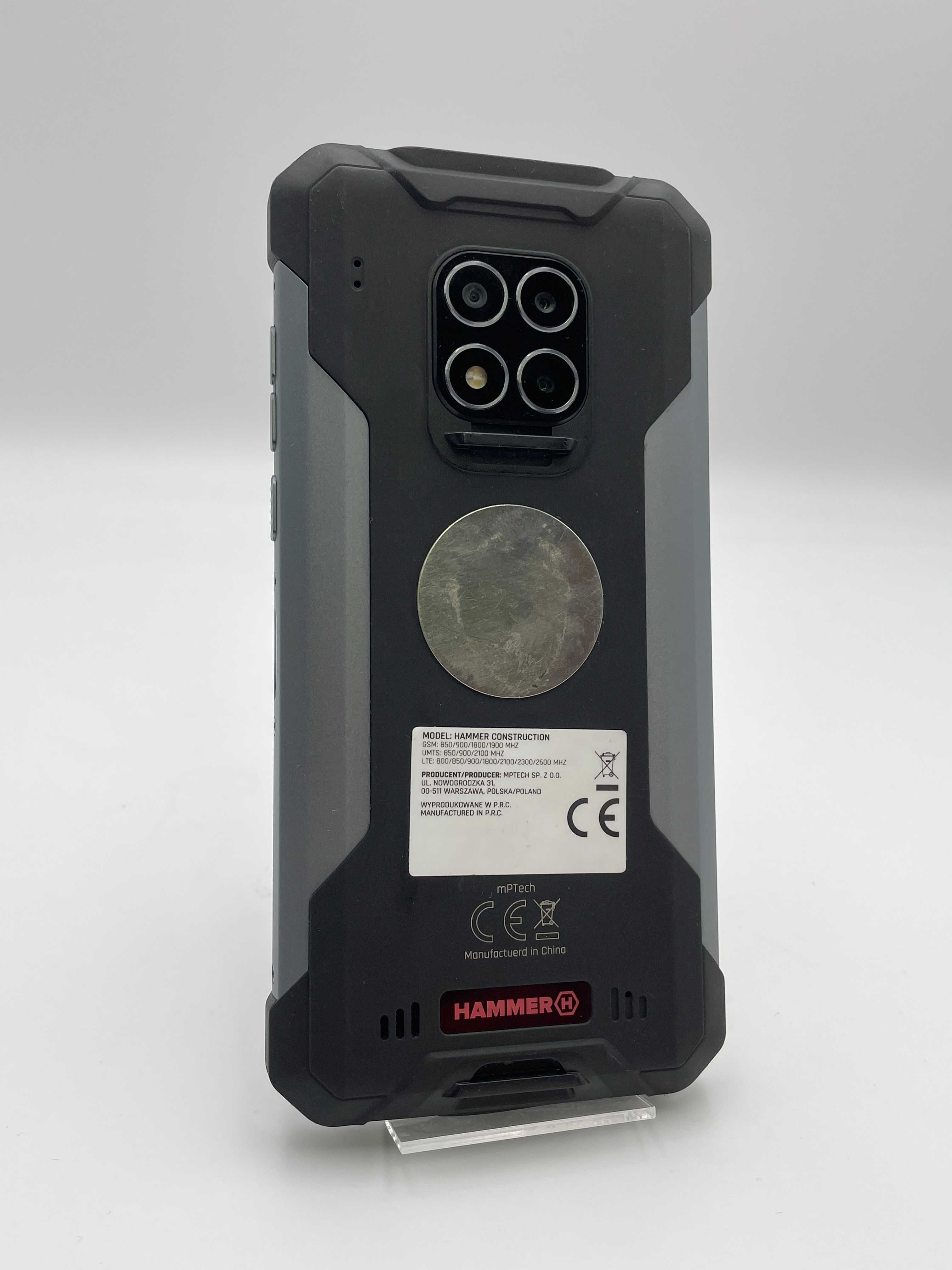 Smartfon Hammer Construction 6/128GB Srebrny Solidne wykonanie!
