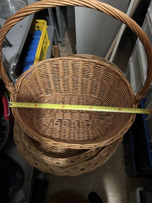 Zestaw kosze wiklinowy kosz 3szt