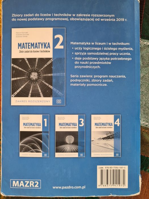 Zbiór zadań Matematyka 2 LO