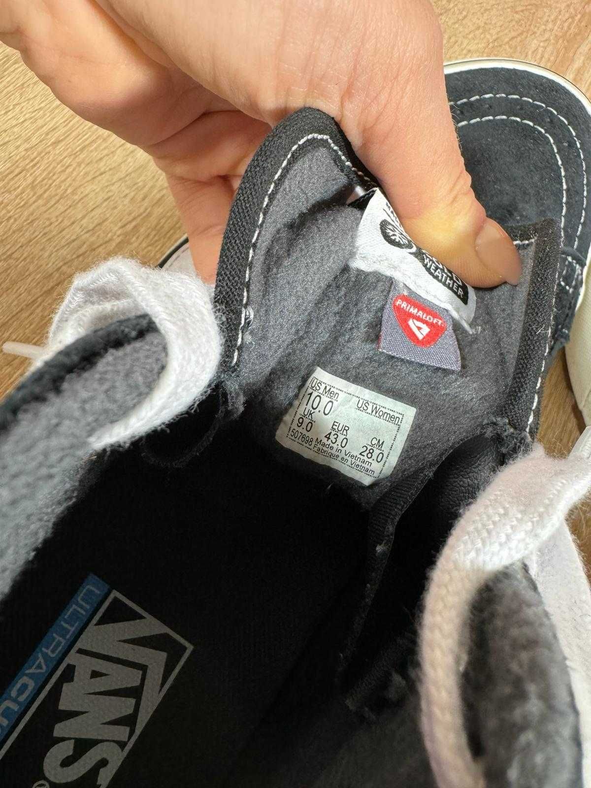 Vans vansy sk8 czarne męskie 43 buty męskie adidasy za kostkę mid