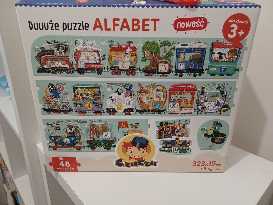 Puzzle czu czu alfabet pociag