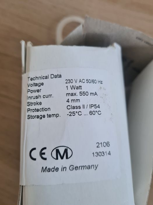 Siłownik ogrzewania podłogowego Moehlenhof