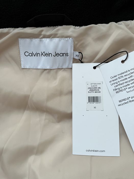 Оригінал Calvin Klein Jeans (XS-M) Oversized Puffer Куртка Пуховик