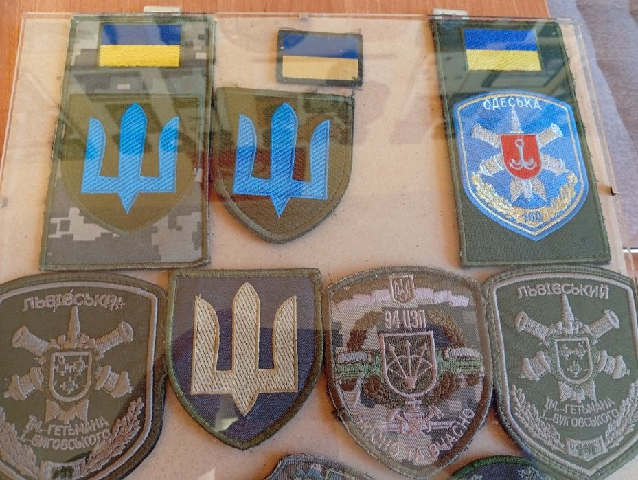 Naszywki wojskowe zestaw