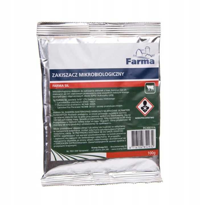 Zakiszacz do kiszonki mikrobiologiczny Farma Sil 500g na 50t