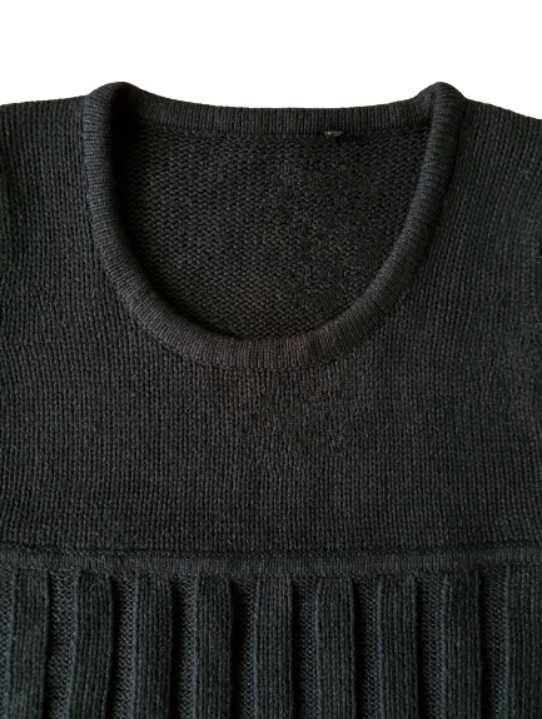 Sweter czarny klasyczny damski H&M rozm. M