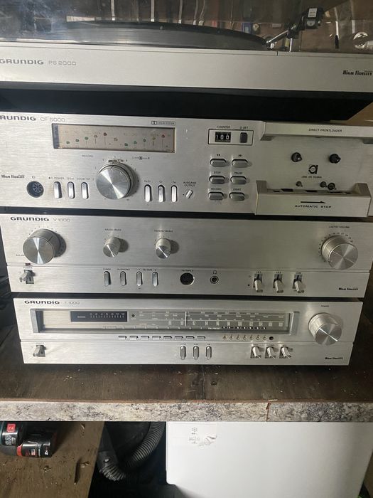 Grundig szafka z gramofonem