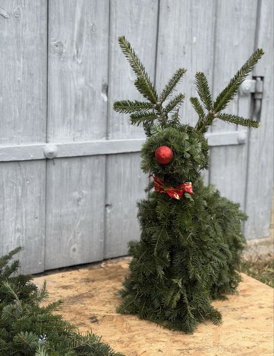 АКЦІЯ !Віночки, гірлянди, олені вироби з ялини декор