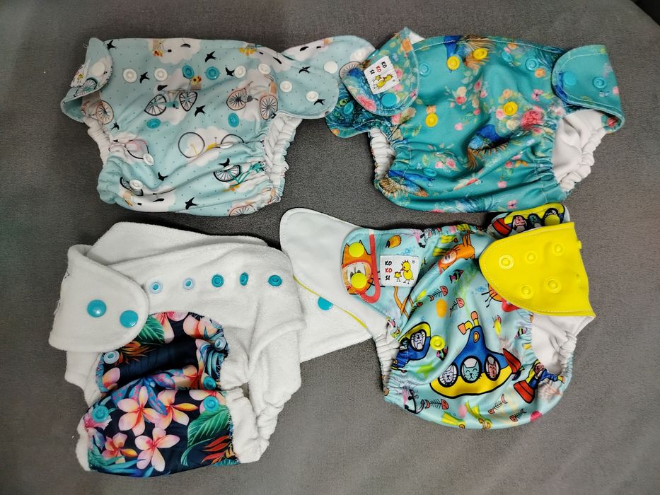 Pieluchy wielorazowe, majtki treningowe KOKOSI