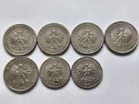 Zestaw 7 monet 20 złotych roczniki od 1984 do 1990