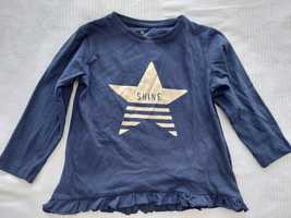 T-shirt nova menina, manga comprida, 2/3 anos - 88-95cm, ZY Kids, azul