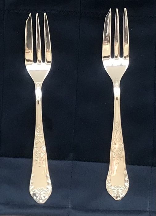 Kpl deserowy sztućców Hefra wzór romański iW/31