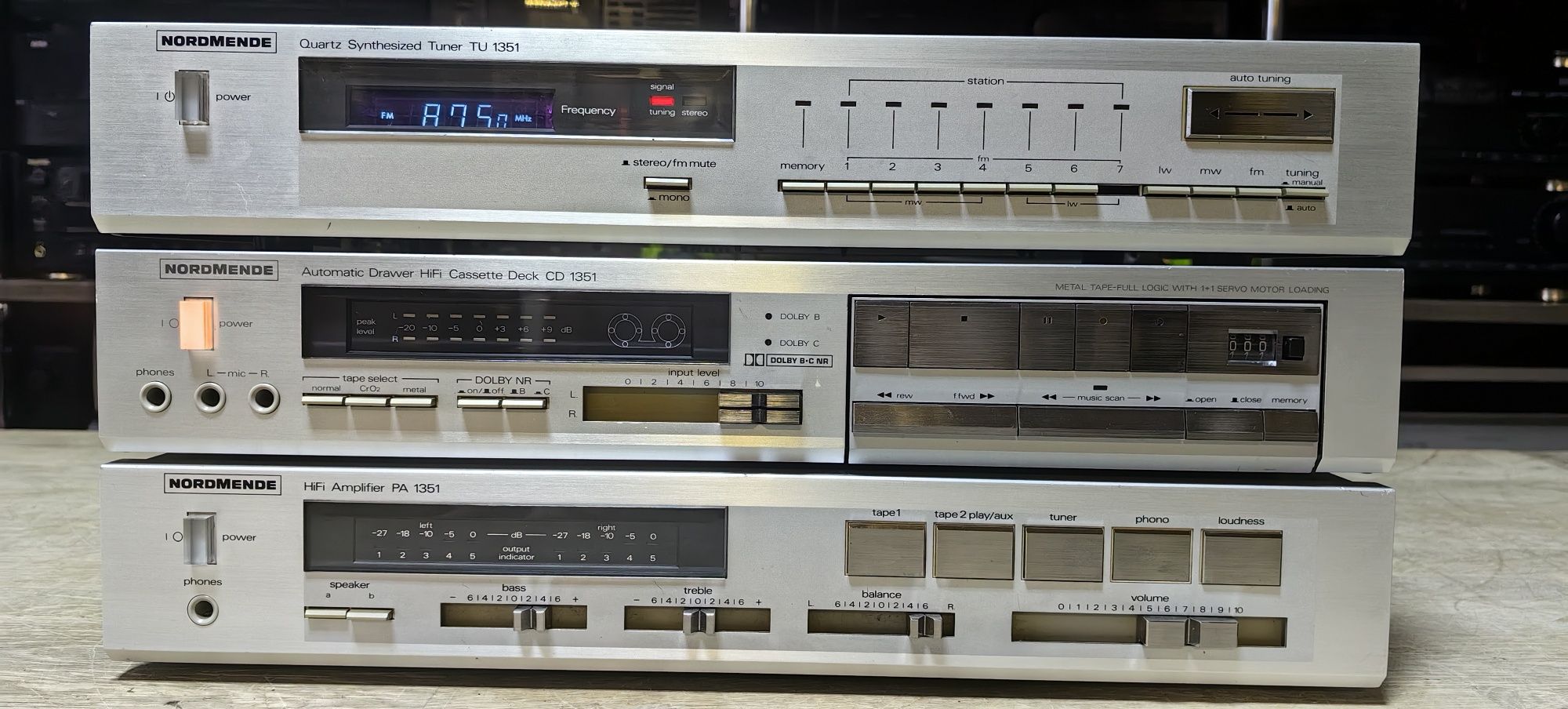 Комплект Nordmende CD1351/PA1351/TU1351
