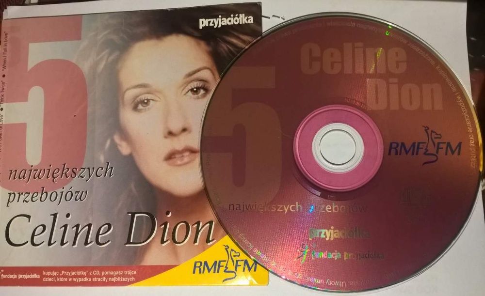 Kaseta + płyta CD. Celine Dion.