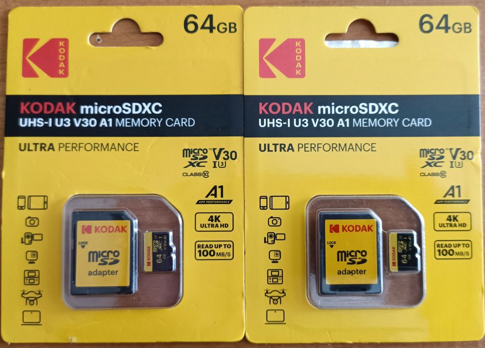 Карти Памяті microSD 64GB KODAK/USB Флешкі SOmnAmbulist 128GB,KRY 16GB