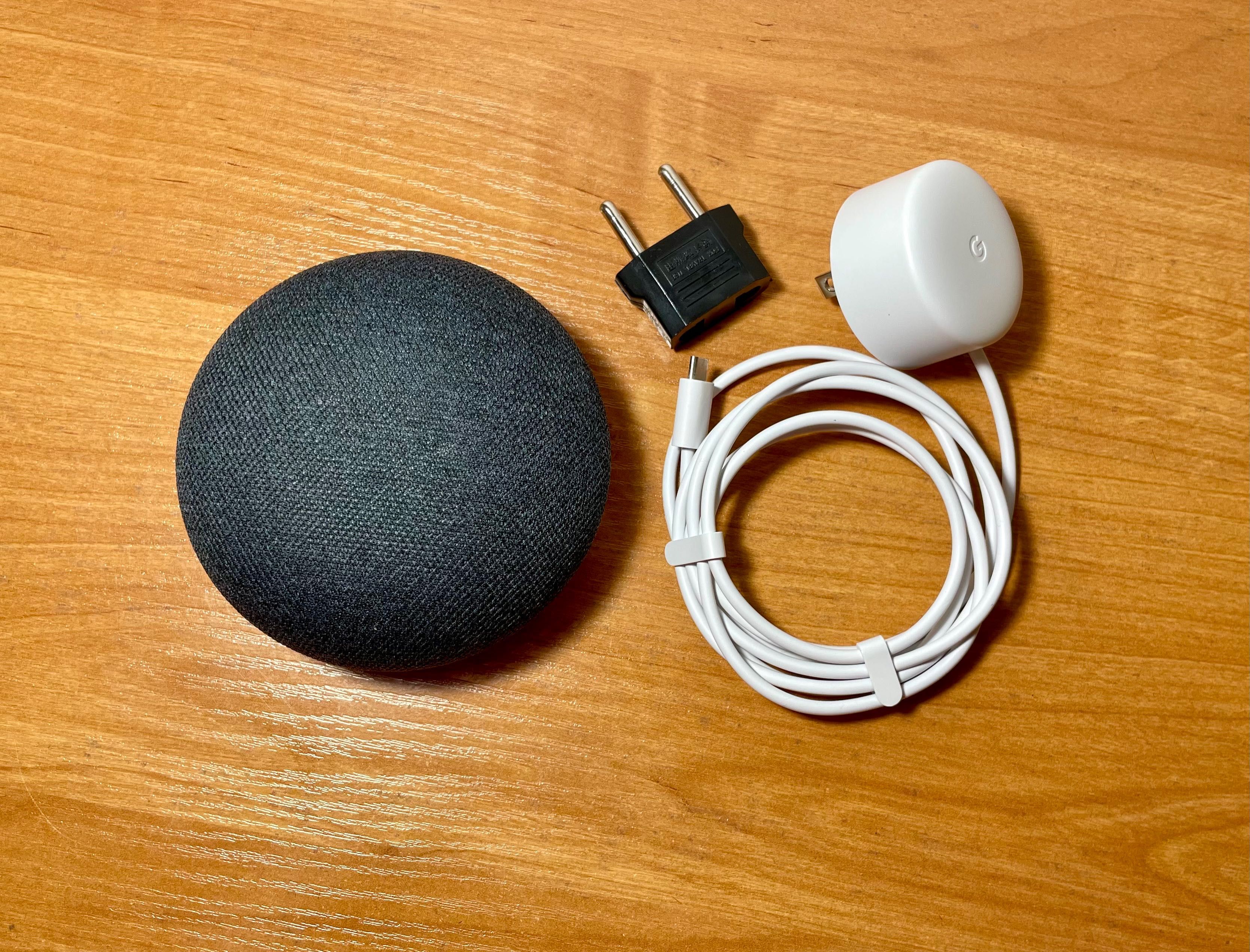 Google Home Mini Smart Speaker Assistant Model 10395A (Charcoal)