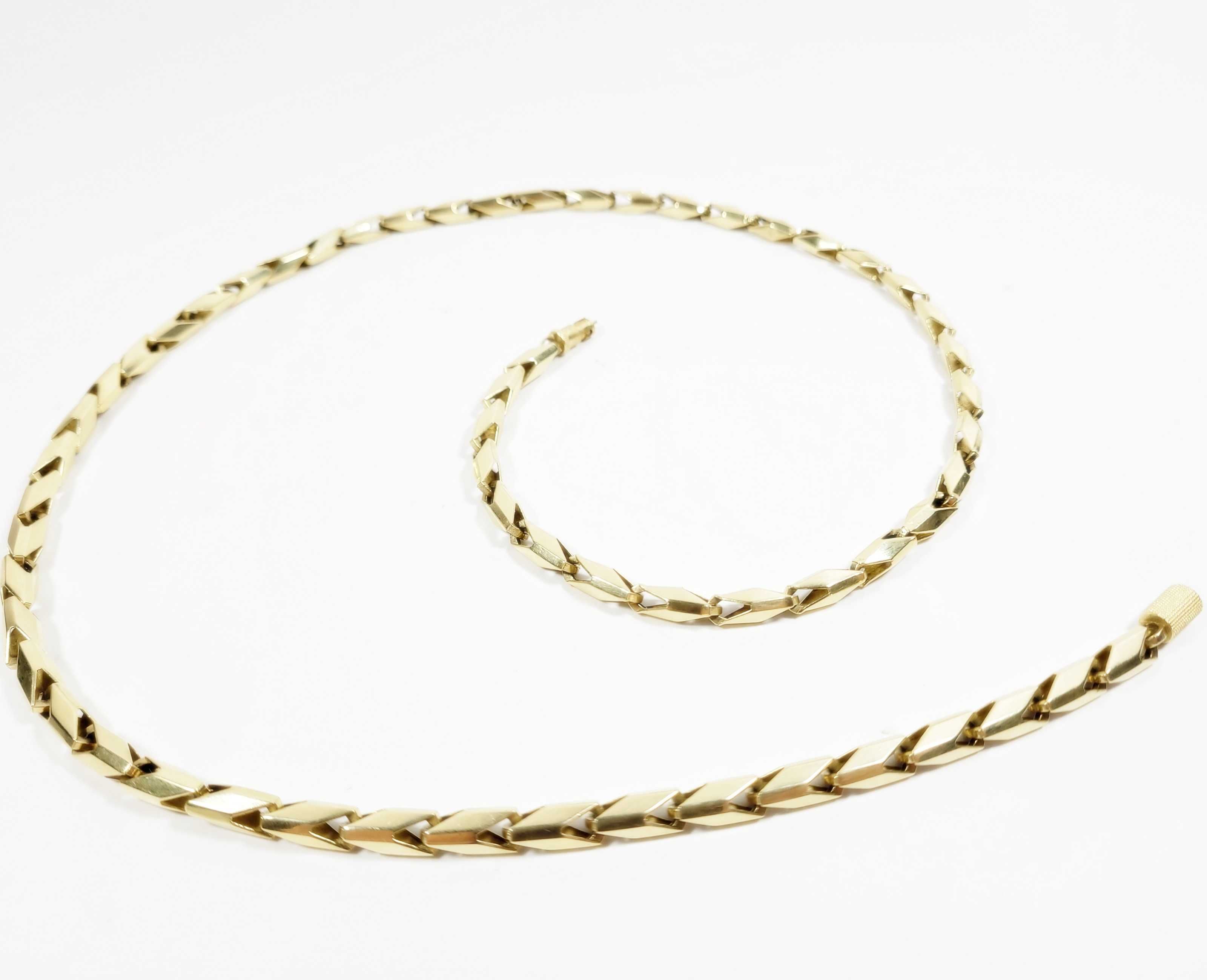 Złoty łańcuch pr.585 39.54g 68cm Cardano K&B Handel Szczytno