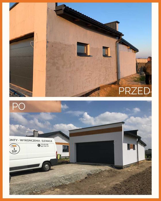 Ocieplenie domu, elewacje, tynkowanie elewacji, Kępno, Ostrzeszów, Wie