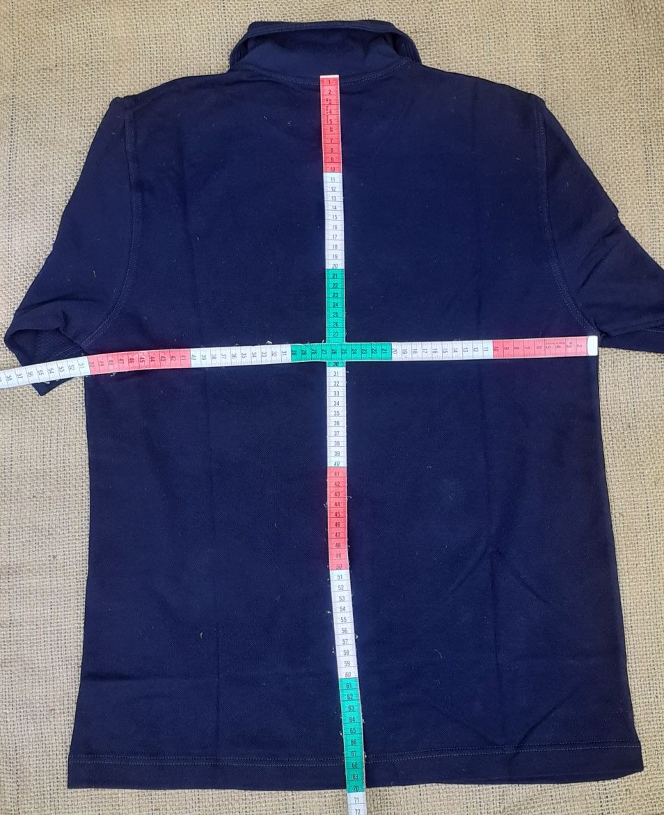 Polo granatowe, M, mundurek z haftem