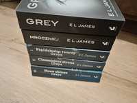Seria Grey E.L. James Pięćdziesiąt Twarzy Greya