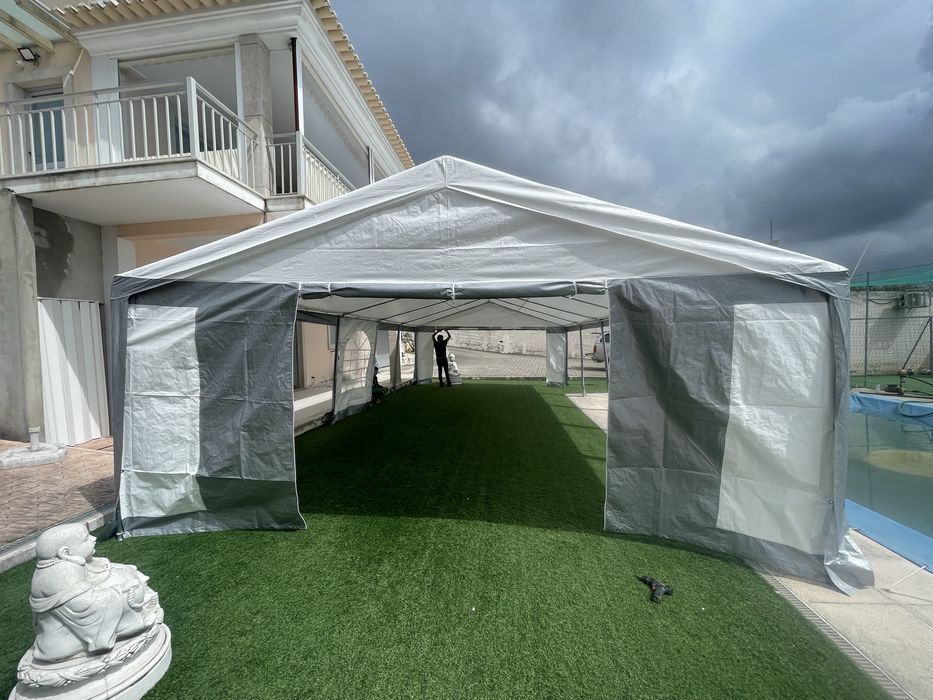 Tenda nova e embalada 10 por 5 mts para festas (eventos) muito resiste