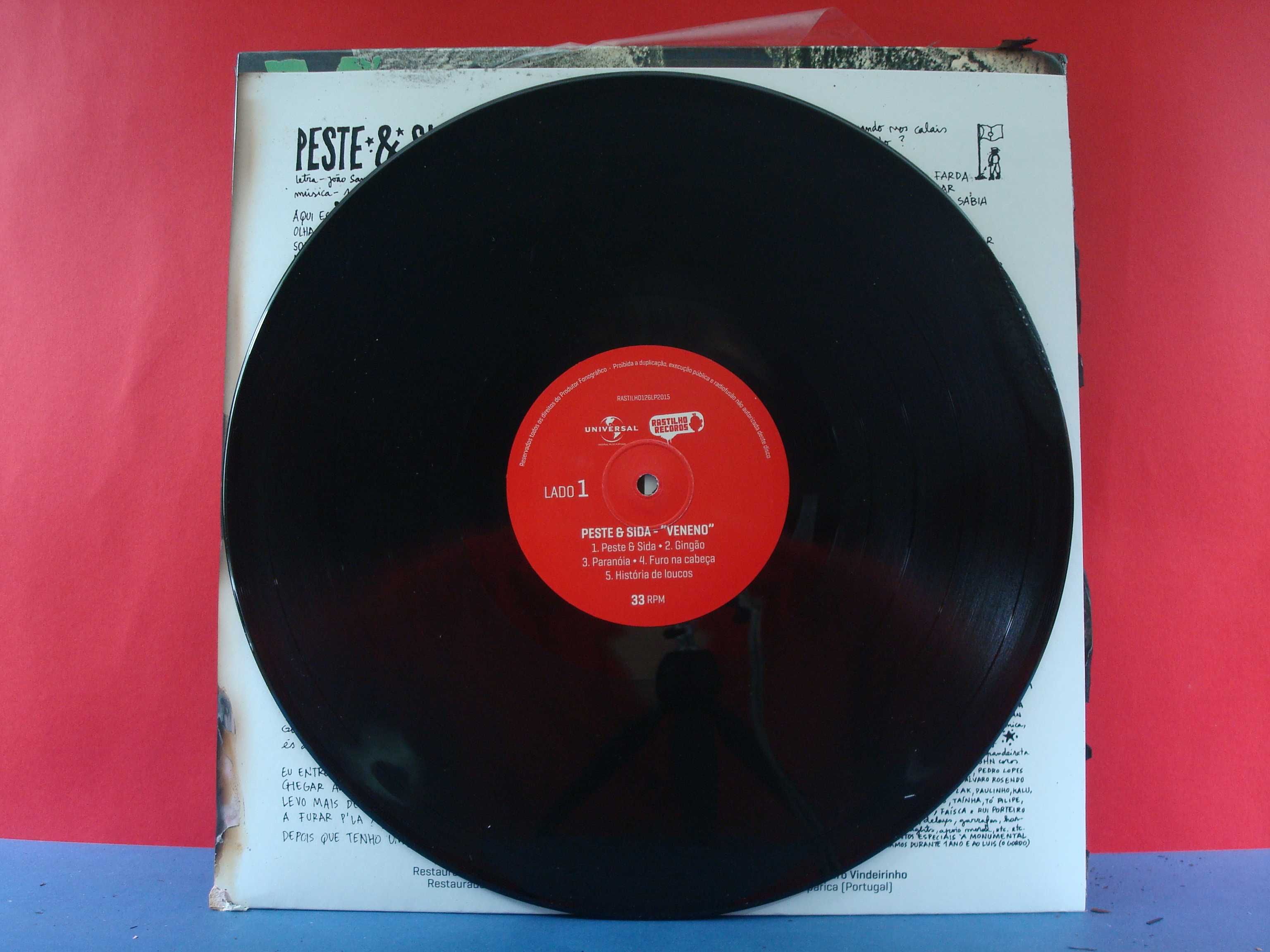 Peste & Sida - Veneno / LP / Ver Descrição / Ver Descrição