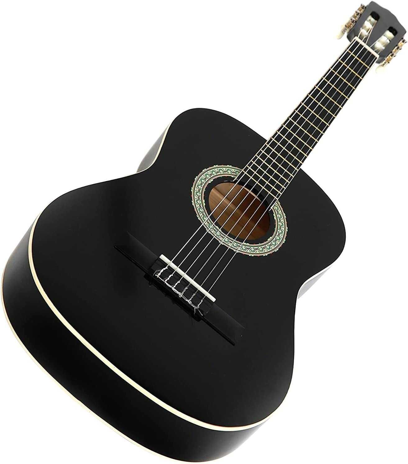 Guitarra clássica, iniciação, cor preta