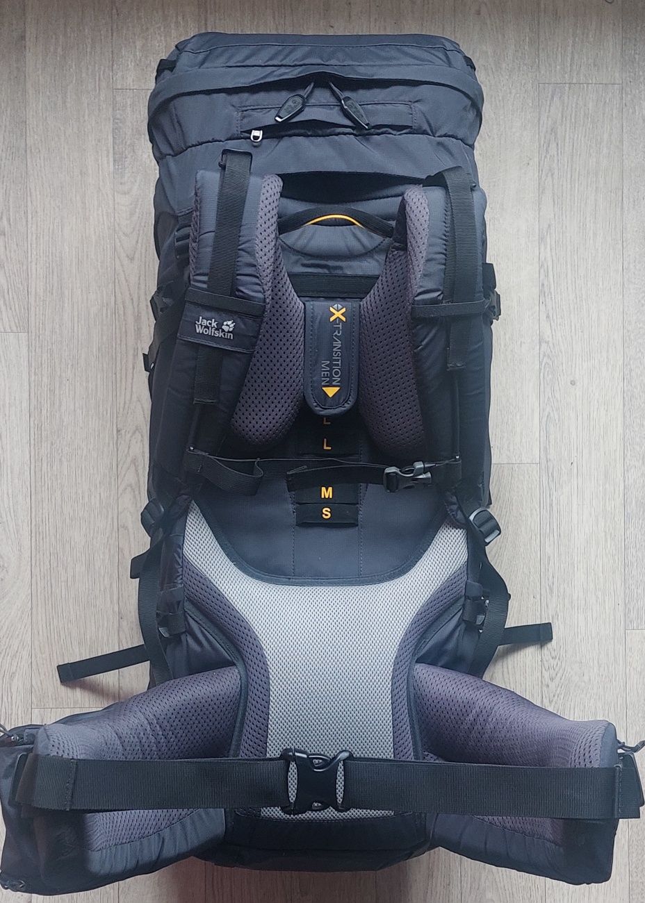 Рюкзак б/у походний Jack Wolfskin denali 65+10,з дощовиком (Germanі)