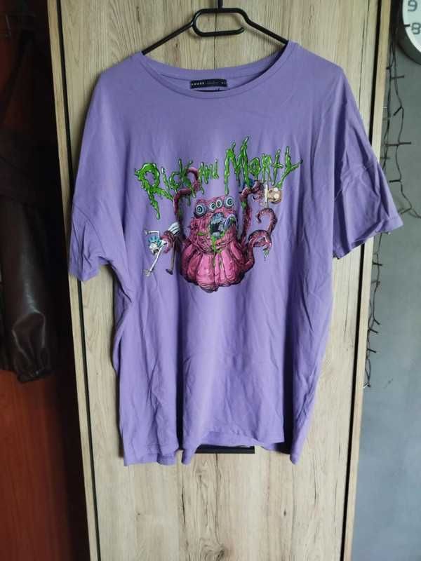 T-shirt tshirt pluto ricky morty baggy oversize mickey paka zestaw top