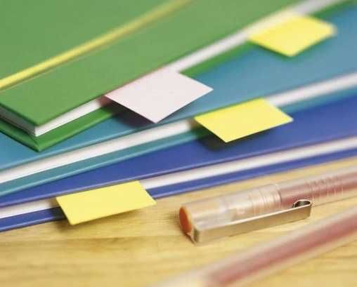 Zakładki indeksujące znaczniki samoprzylepne kolorowe 3M Post-it