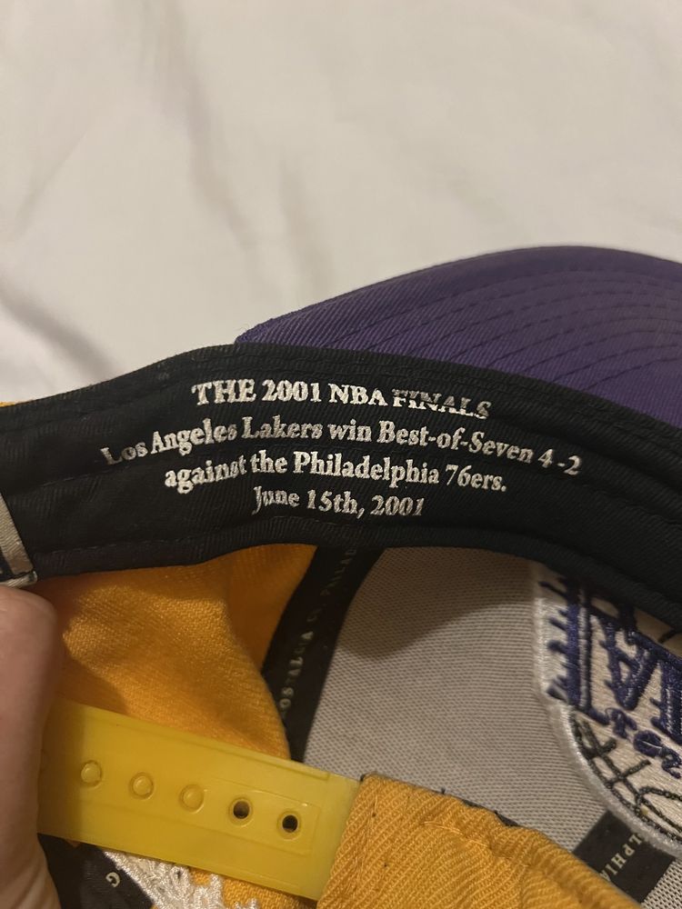 Chapéu LA Lakers NBA finais 2001