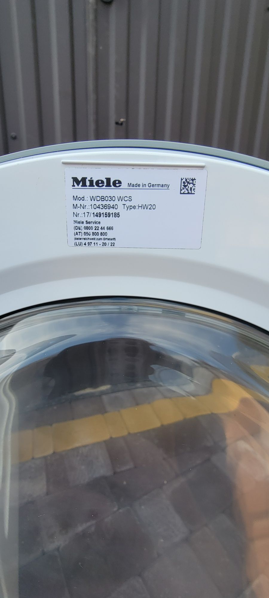 Пральна Miele W 1 classic