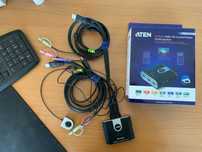 KVM-перемикач ATEN CS692-AT 2-портовий USB