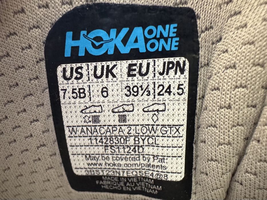 Черевики Hoka Anacapa 2 Low GTX (Розміри 38.5/39.3/40.5) 1142830F-BYCL