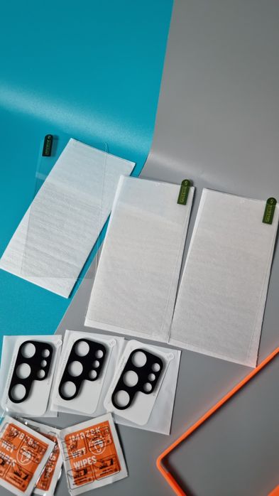 Szkło do Samsung Galaxy S25 Ultra + Szkło Aparatu 9H 3+3szt ramka mont