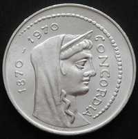 Włochy 1000 lirów 1970 - Rzym - srebro - stan 2