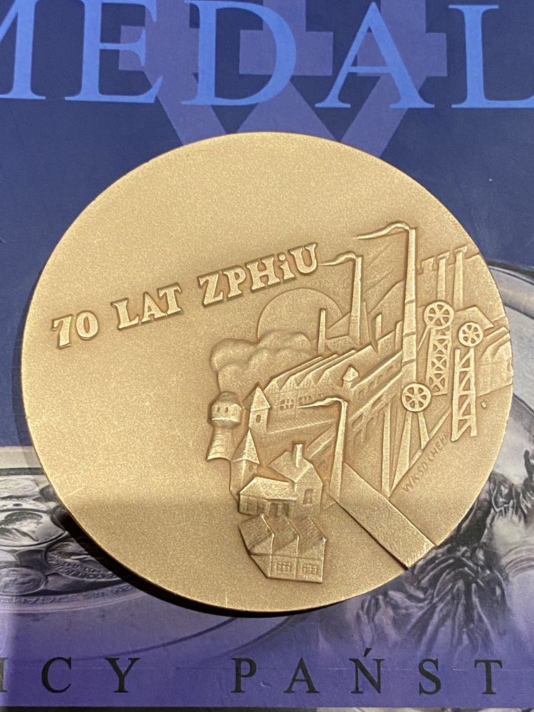 Medal 70 Lat Zrzesz. Prywatnego Handlu 1988. Mennica Państwowa