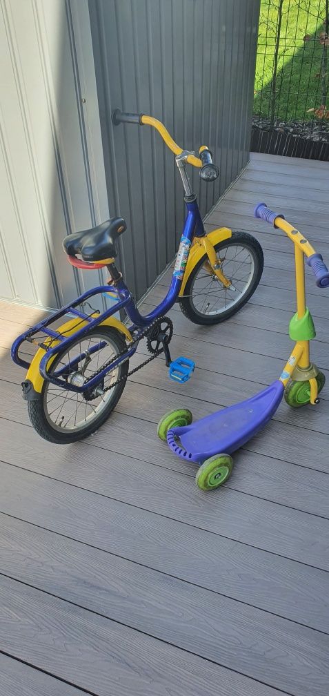 Rower dla dziecka + hulajnoga