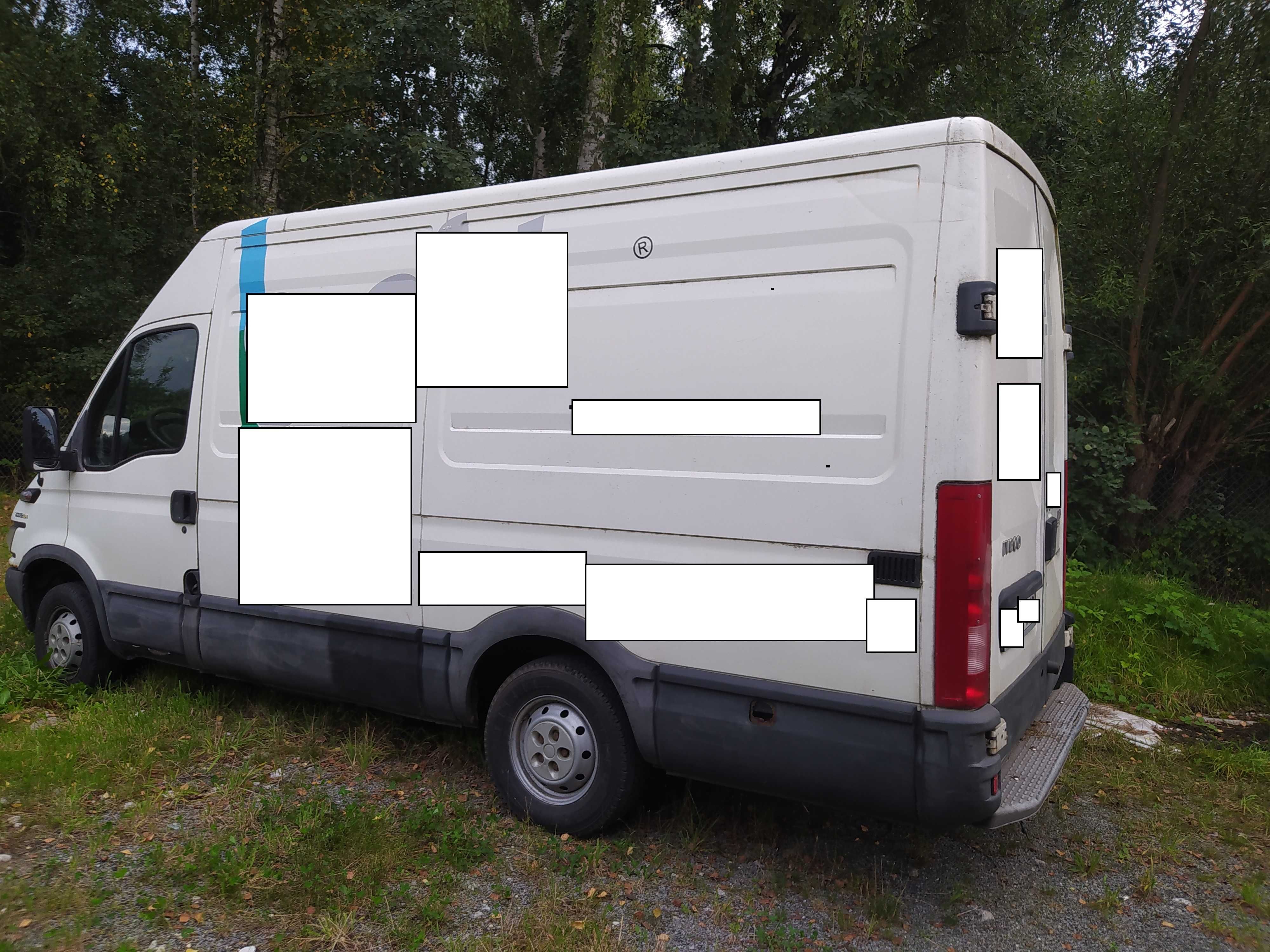 Iveco Daily 2,3 hpi na wszystkie mechaniczne i blacharskie części