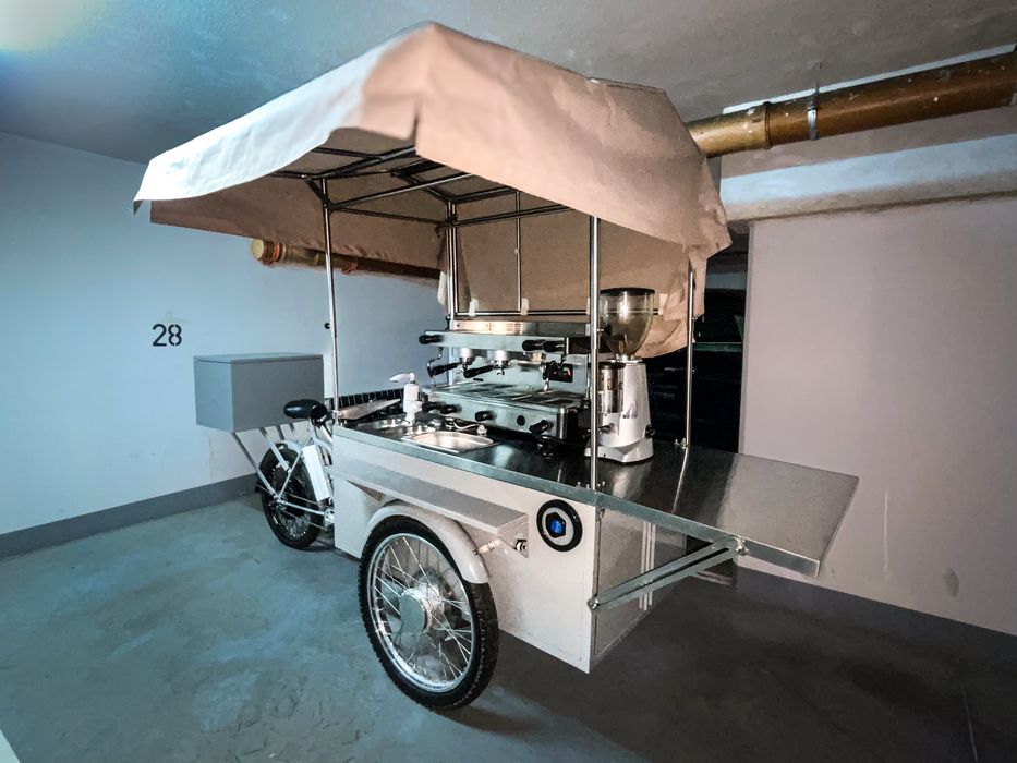 Rower gastronomiczny - mobilna kawiarnia