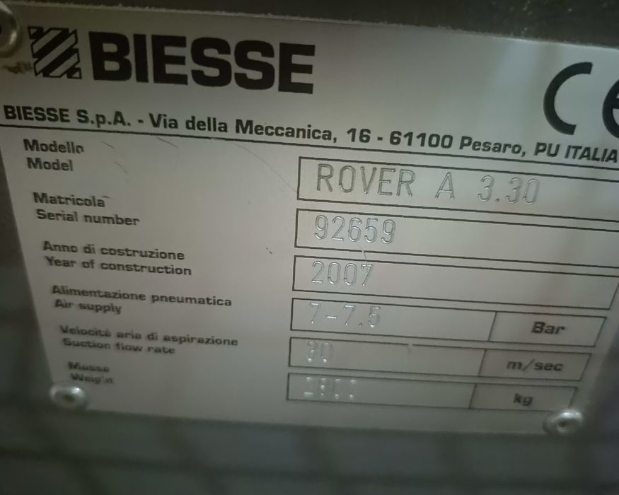 M.121 Automat CNC Biesseröver A3.30